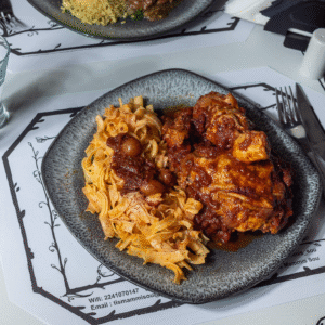 Κόκορας με χυλοπίτες