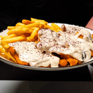 Σνίτσελ κοτόπουλο a la creme